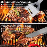 29 Piece Stainless Steel BBQ Grill Tool Set with Storage Case for Camping, Picnics, Outdoor Barbecue V1189-LC-HW-00607
