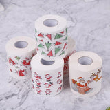 rolls of Christmas themed toilet paper for home, office or restroom V1237-ZY-203-4203