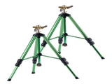 Impact Sprinkler on Tripod Base, 2 Packs, Heavy Duty Tripod Sprinklers with Brass Head & G3/4" V952-SJJSSQLSZX2J3VCN2V0