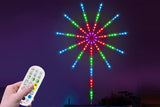 Two App Control Launch Burst Effect Color Changing USB Smart Firework Led Strip Lights with Remote V1263-JX-6738-2