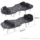 1 Pair Lawn Aerator, Lawn Scarifier Scarifier Spiked Shoes with Adjustable Straps, Universal Indoor V1237-ZY-715-150