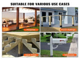101.6x101.6mm Post Base 4 Pcs, Inner Size 91x91 Post Base Brackets, Heavy Duty Powder-Coated Post V952-QBLZDZTG4J44INMMHV0