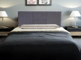 Linen Fabric Single Bed Headboard Bedhead - Grey V63-800817