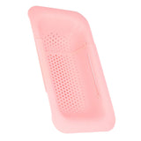 Strainer Basket Telescopic Design Anti Slip Rust Resistant Drain Colander Kitchen AccessoryPink V1294-YM0523-3118220009311