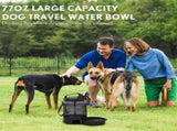 Accessories Dog Water Bottle, 77oz/2.2L Portable Travel Dog Water Bottle Dispenser, Food-Grade V1369-AZ3-W-15844