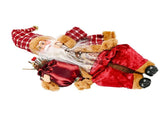 Santa Decoration Cute Image Santa Figurines Doll Toy Holiday Style Tabletop Santa Ornament for Party V1294-YM0901-3115240088511