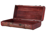 Antique Suitcase Portable Wooden Storage Chest Collection Ornaments Photography Props V1294-YM0714-3115210131311