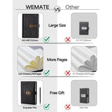 Diary with Lock, A5 PU Leather Journal with Lock, 240 Pages, Vintage Lock Journal Password Protected V1188-XJCJ-119230