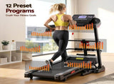 Everfit Treadmill Electric Home Gym Fitness Exercise Machine w/ Sit Up Bar 450mm TMILL-450-M354-SUB