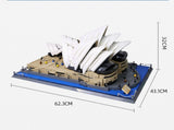 Sydney Opera House Mini Building Blocks Model Iconic Architectural Masterpiece for Home Display, V1107-CS-XNDJYJMMX