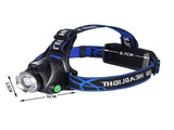 2x 500LM LED Headlamp Headlight Flashlight LI0264-1X2_NZ
