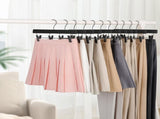 TOPIA HANGER Wooden Pants Hangers 10 Pack, Black Skirt Hangers with Clips and Rotatable Hook, V1258-DP02-F-235