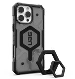 UAG Pathfinder Clear MagSafe Apple iPhone 16 Pro Max Rugged Case Black Ring Stand V1202-V2-MPA-UGPCMISPMC-ASHB
