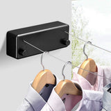 Retractable ABS caseAluminum Dryer with Adjustable Stainless Steel Double Rope String Hotel ,Wall V1366-AZ2-W-06014