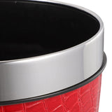 Red Garbage Can,5L Wastebasket, Garbage Bin, Trash Can for, Bedroom, and Kids Room - Small V1366-AZ2-W-03179