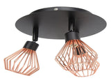 3 Light Fixtures Ceiling Mount Matte Black G9 Bulb Sockets Multi Directional Rotating Light for V1294-YM0703-3119230078911