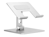 Adjustable Phone Stand Aluminum Alloy Reusable Tablet Holders Rack for Office Home BedroomSilver V1294-YM0714-3113210243412