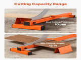 304.8mm Vinyl Floor Cutter, 10mm Thick Laminate Flooring Cutter with Cutting Angle Guide, Rubber V952-QXSDBQGJ12IN3B4GH001V0
