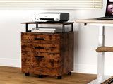 Levede Mobile File Cabinet 3 Drawers Home Office Desk HO0606-BR