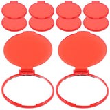 WHAMVOX 12 Pcs Mini Handheld Portable Makeup Mirror V1189-WXFWAL-20260326-02306