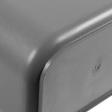 ABS Plastic Trash Bin Grey for Home Bathroom with Practical Multipurpose Use V1370-AZ4-08722