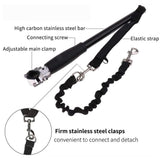 Ride Free, Walk Your Pup Hands-Free Bike Dog Leash with Shock-Absorbing Bungee, Adjustable Bike V1341-ZY-BP7TVXKC-BLACK