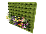 64 Pockets Vertical Outdoor Garden Felt Plants Flower Growing Bag Wall Hanging Planter V1294-YM0901-JYB00528-02