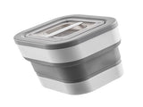 Rice Food Storage Containers Collapsible Dog Pet Cat Food Flour Storage Bin Leakproof Sealable V1294-YM0626-3118220327111
