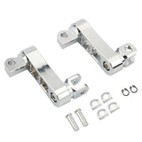 Motorcycle Adjustable Passenger Footpegs Highway Pegs Male Mount Foot Peg Clamp Support Extensions V1192-AZ-W-22837