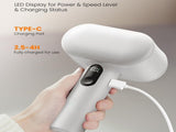 Dual-Head Electric Lint Remover - USB-C Rechargeable, LED Display, 3-Size Honeycomb Mesh V888-ELOSUNG25889