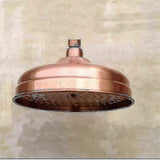High Pressure Copper Rain Shower Head 20 cm Diameter Adjustable Angle Fixed Compatible with V1188-CAQQ-135481-1