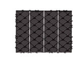 Interlocking Deck Tiles 54 Pack 12"x12" Waterproof for Porch Dark Brown V952-HDDBSL4TBTSZUY2L8V0