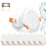 8 pcs LED Spotlight Waterproof IP44 Neutral White Light 4000K, for Bathrooms and Living Rooms V1188-MS-325-1934