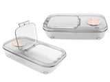 Transparent Rice Grain Storage Container Insect Proof Food Bucket Container with Flip Lid Measuring V1294-YM0717-3118220216611
