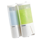 Manual Liquid Soap Dispenser 2 Chambers 480ml Leakproof Wall Mount Soap and Shower Dispenser for V1294-YM0901-3112250029011