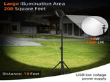 1.8m Telescopic Black Tripod LED Work Light for Camping and Outdoor Use V178-59156