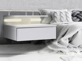 Levede 2x Bedside Tables Side Table White FU6002-WH