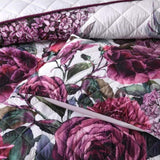 Bianca Abigail Berry Floral Printed Quilted Bedspread Set Queen V442-BCA-BEDSPREAD-ABIGAIL-BERRY-QS