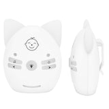 V30 Digital Audio Baby Monitor Portable Alarm Sensitive Wireless Two Way Baby Cry DetectorWhite EU V1294-YM0901-3113210099611