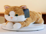 Weighted Cat Stuffed Animal Realistic Stuffed Cat Toy Throw Pillow Gray Weighted Stuffed Animals For V1366-AZ2-W-28060