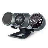 Wireless Charging Bluetooth Speaker FM Radio TF AUX USB Hands-Free Alarm Clock Decoration Ambient V1369-AZ3-W-11319