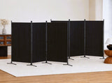 Artiss 3 Panel Room Divider Set of 2 Folding Privacy Screen Fabric Room Separator Partition Black RD-D-PLY-260-BKX2
