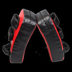 2 x Thai Boxing Punch Focus Pad Mitts Training Hit Strike Shield V63-799317