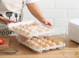 Petluno Egg Container for Fridge, 40 Grid/2 Tier Egg Holder, Fresh Egg Storage Box, Egg Tray and Egg V1259-DP01-A-1688