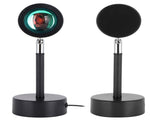 LED Sunset Projector Lamp Innovative USB Night Light for Home Restaurant Bar Decoration V1294-YM0901-3119210022811