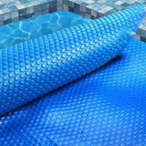 Aqua Buddy Pool Cover 9.5x5m 400 Micron Swimming Pool Solar Blanket Blue Silver PC-95X50-M-DX-BL