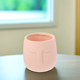 plant pots indoor Flowerpot Ceramics Pink Flower Lovers Table 1Set V1369-AZ3-W-18435