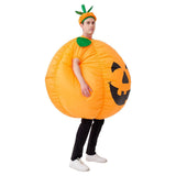 Pumpkin Inflatable Costume Blow up Costume Orange Fancy Dress Adult Jumpsuit Halloween Cosplay V1107-129-50630