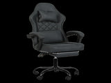 Levede Office Chair High Back Suede Fabric Gaming Chair OF1063-DG-AU