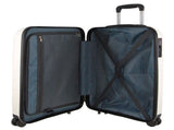 Pierre Cardin 65cm Medium Hard-Shell Suitcase Travel Luggage Bag - White V563-PC-3550M-WHITE